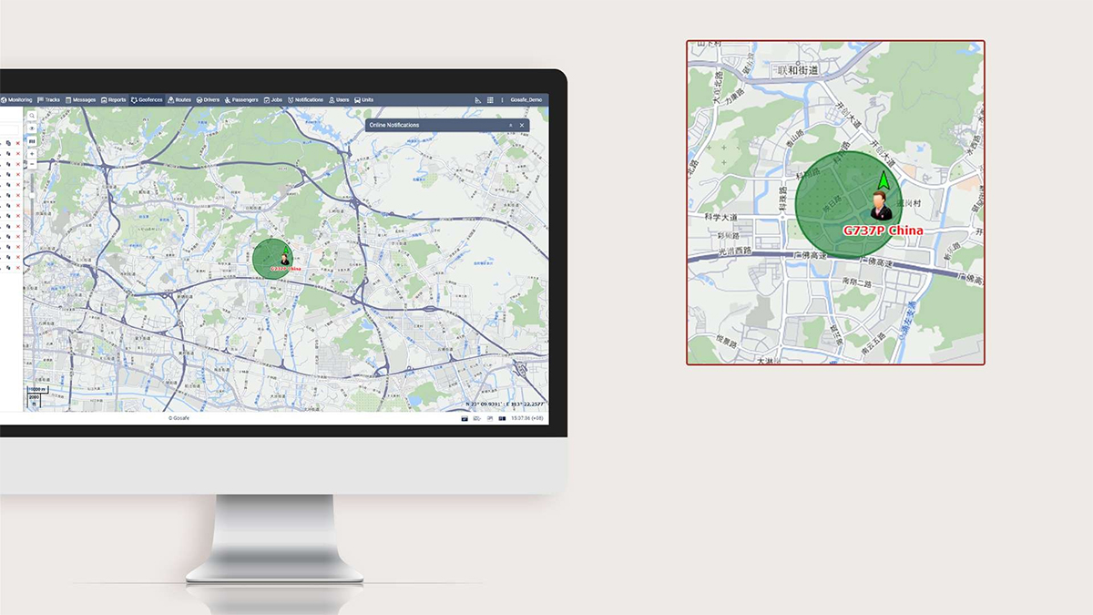 Flexible Geofence - Offender Tracking System